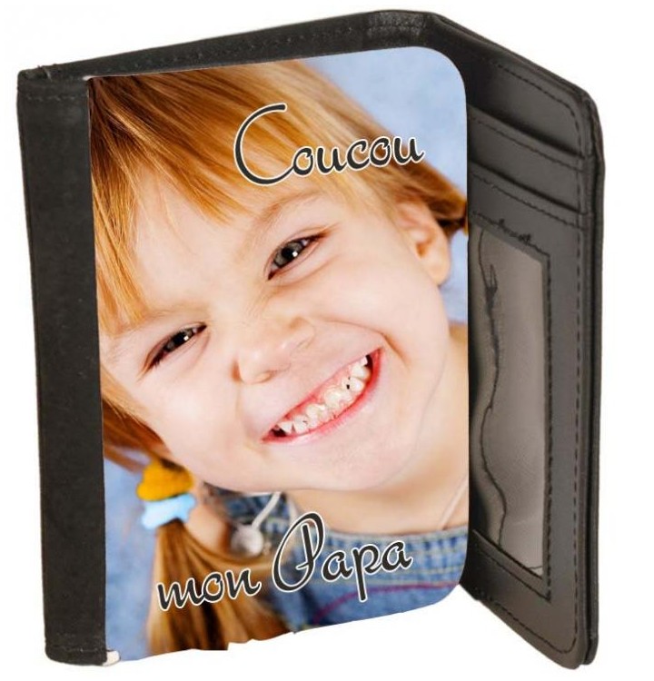 Portefeuille En Cuir Avec Pince à Billets- NET