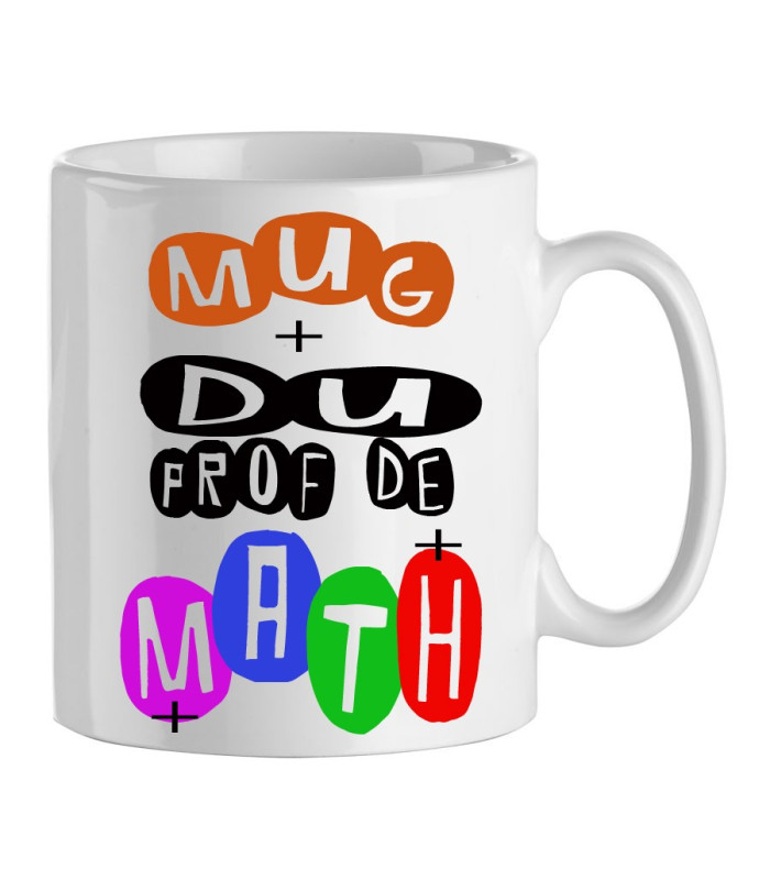 Cadeau Pour Un Prof De Maths Mug cadeau pour prof de math, mug professeur mathématiques